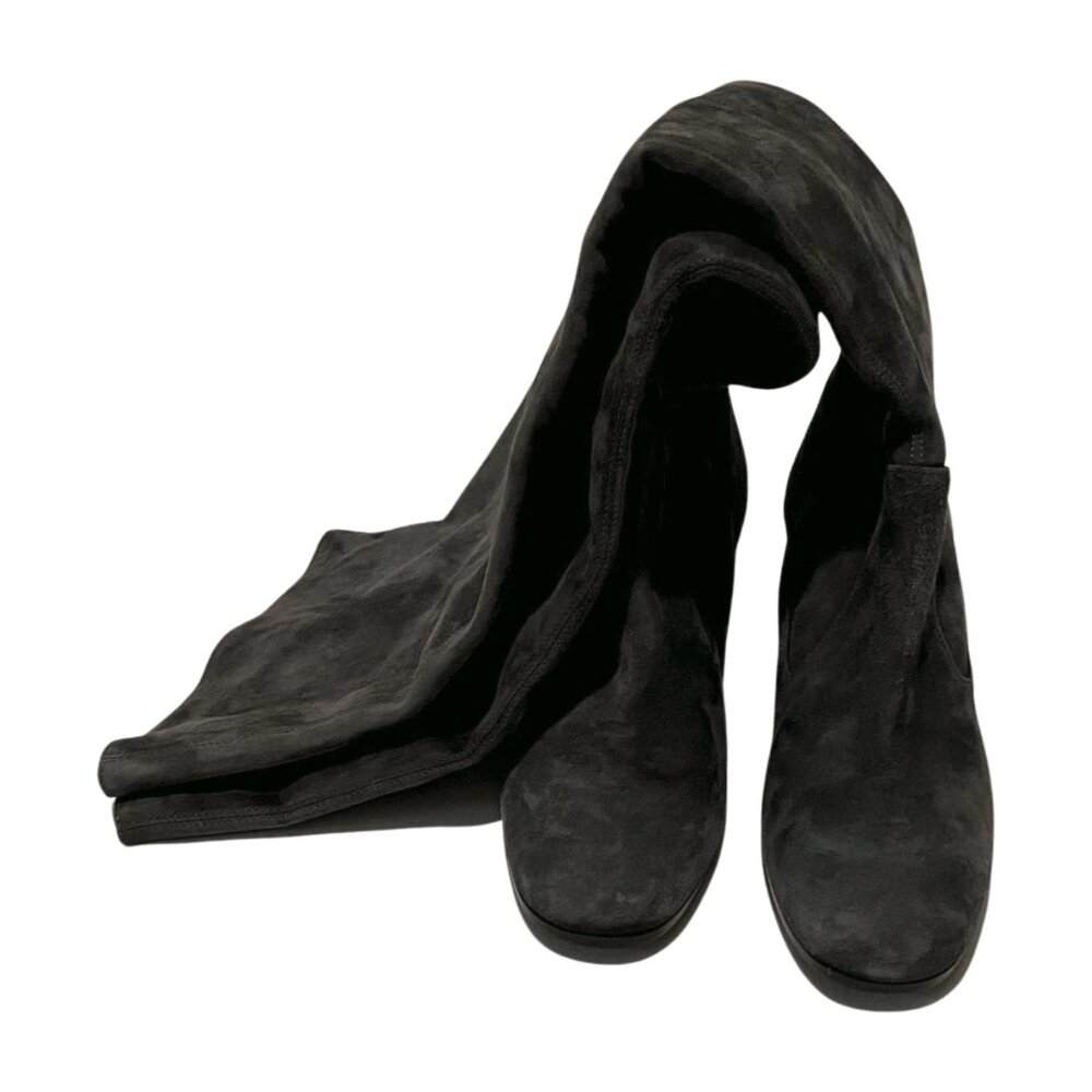 Vince grey suede, Knee high boots, Dark gray, Size 6M